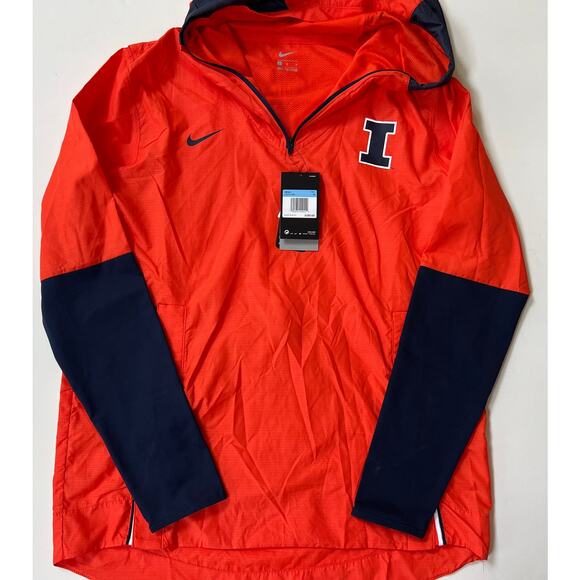 Nike Fighting Illini Illinois Repel On Field Windbreaker CQ5211-891 Men's Size M - Picture 7 of 9